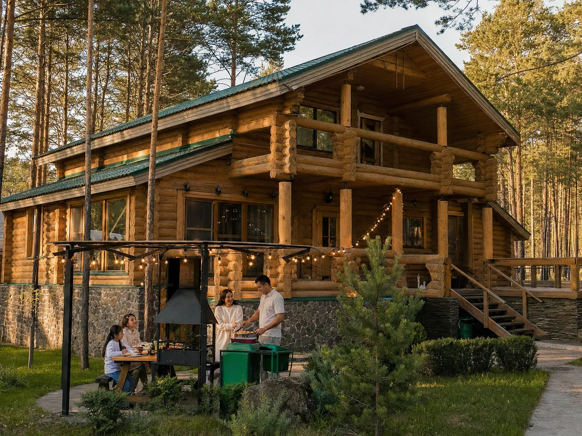 Екі қабатты коттедж